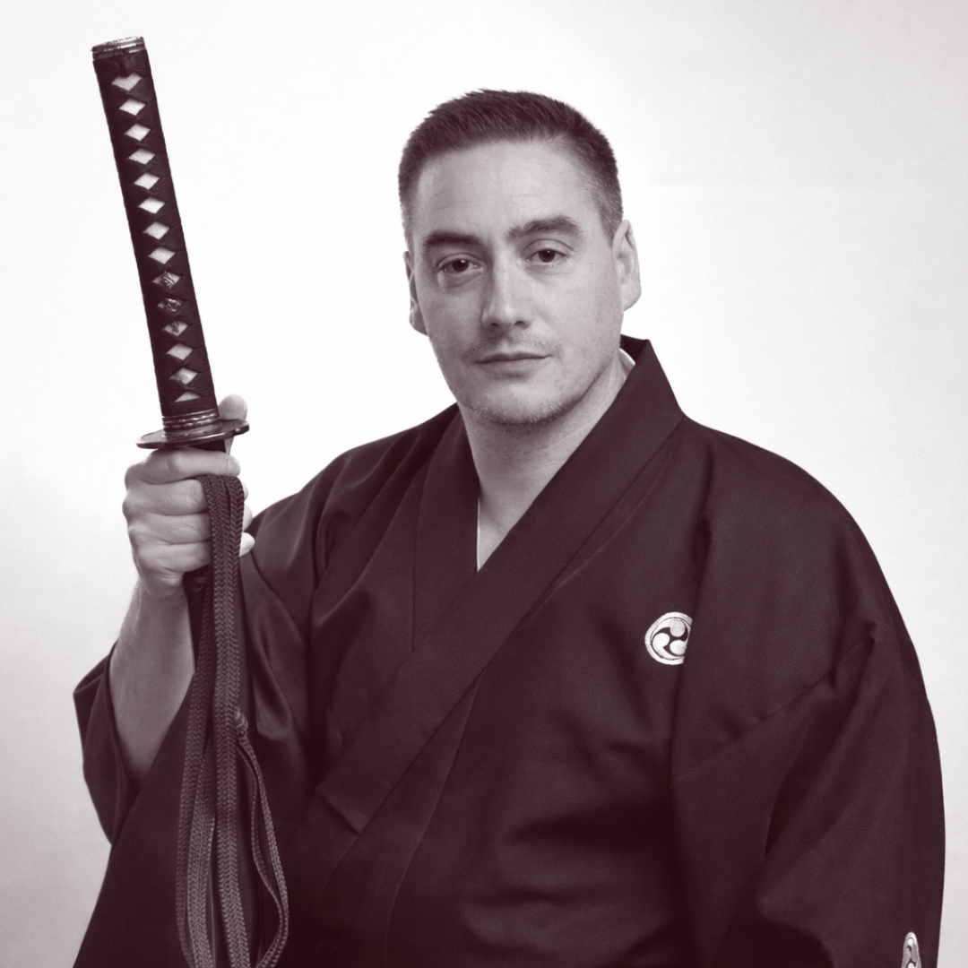 Lionel Reynaud avec George Mattson (un des pères du Karate aux USA)